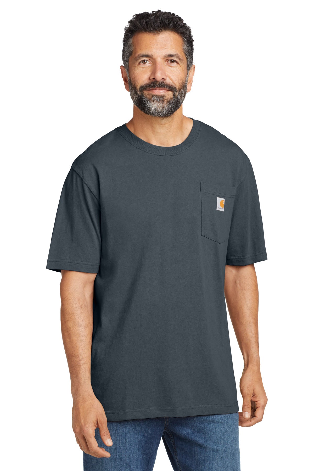 Carhartt Tall Workwear Pocket Short Sleeve T-Shirt CTTK87 — Bluestone