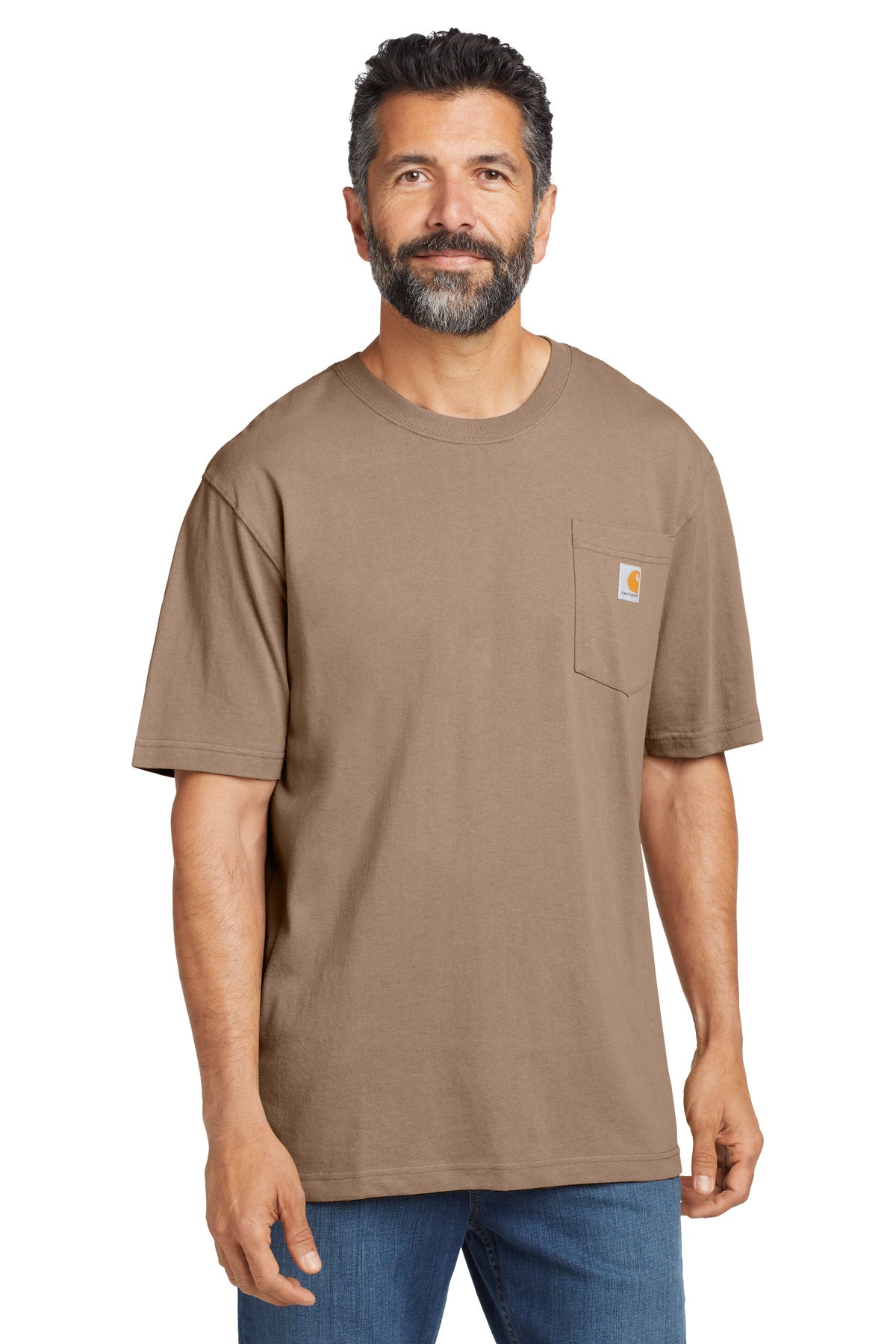 Carhartt Tall Workwear Pocket Short Sleeve T-Shirt CTTK87 — Desert