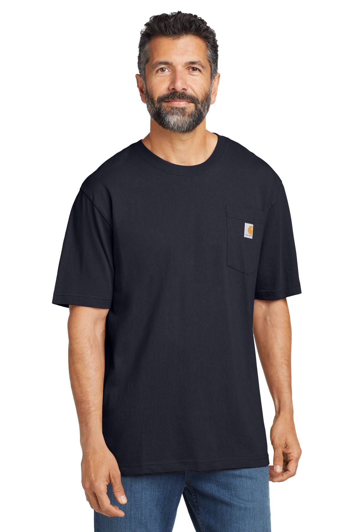 Carhartt Tall Workwear Pocket Short Sleeve T-Shirt CTTK87 — Navy