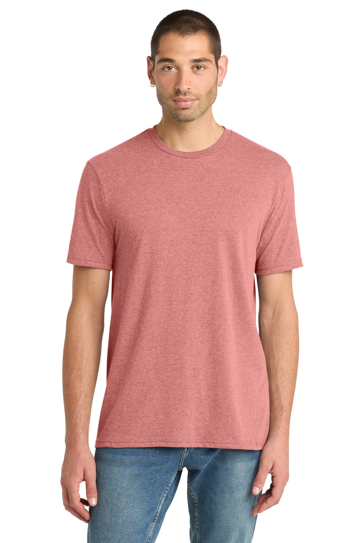 District Perfect Blend Tee DM108 — Blush Frost