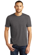 District Perfect Tri Tee — Heathered Charcoal