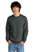 DT Perfect Weight Fleece Crew DT1106 — Heathered Charcoal