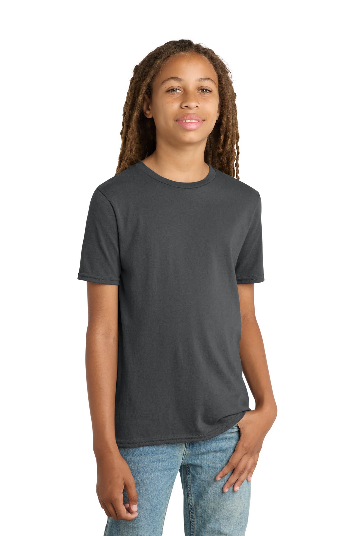 District Youth Very Important Tee DT6000Y — Charcoal