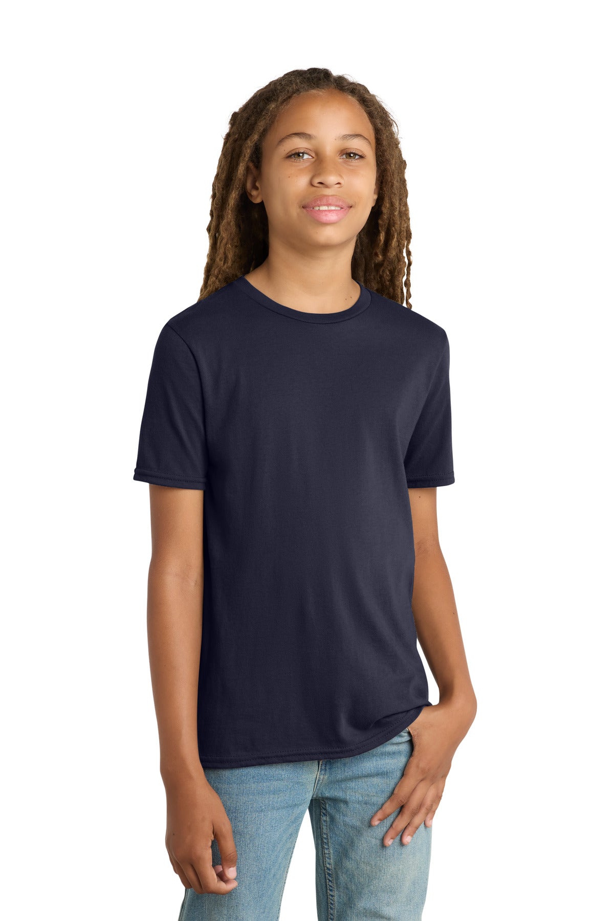 District Youth Very Important Tee DT6000Y — New Navy
