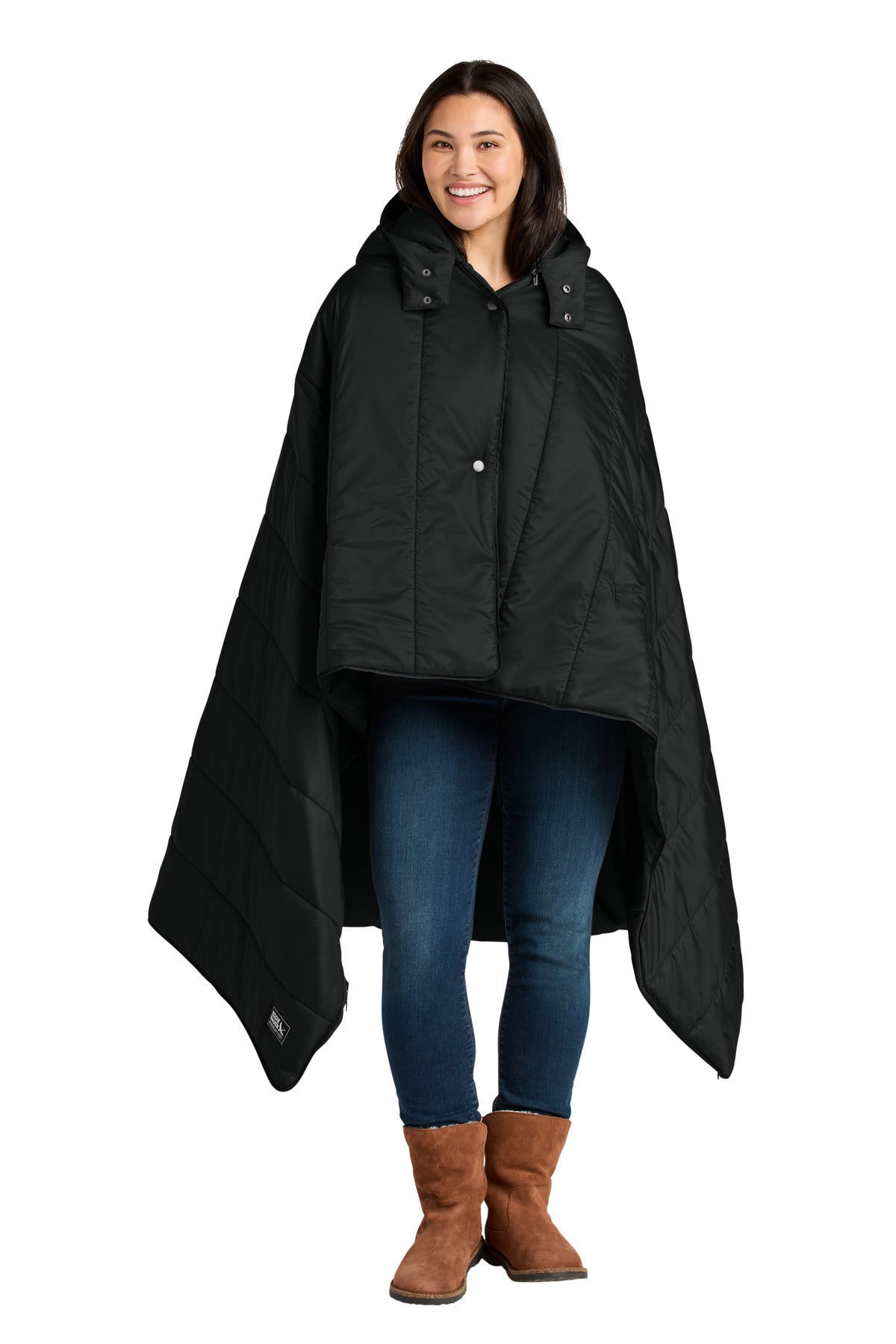 EB Puffy Camp Poncho EB755 — Black