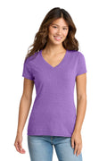 Port & Co Ladies Tri-Blend Tee LPC330V — Team Purple Heather