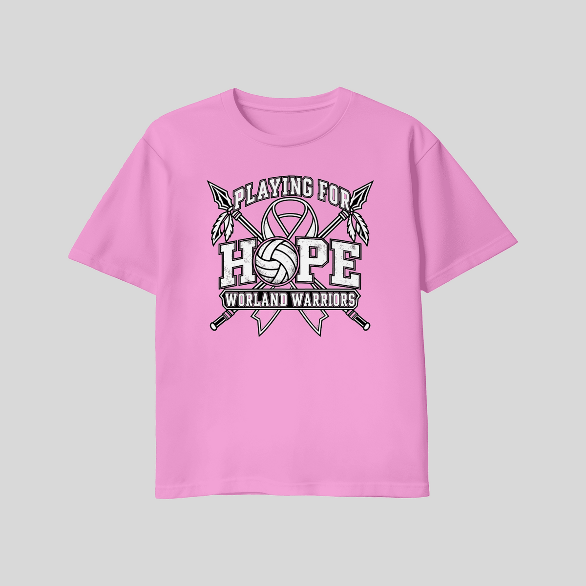Worland Lady Warrior Volleyball "Playing4Hope" T-Shirt