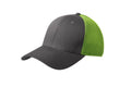 New Era Stretch Mesh Cap NE1020 — Graphite/ Cyber Green