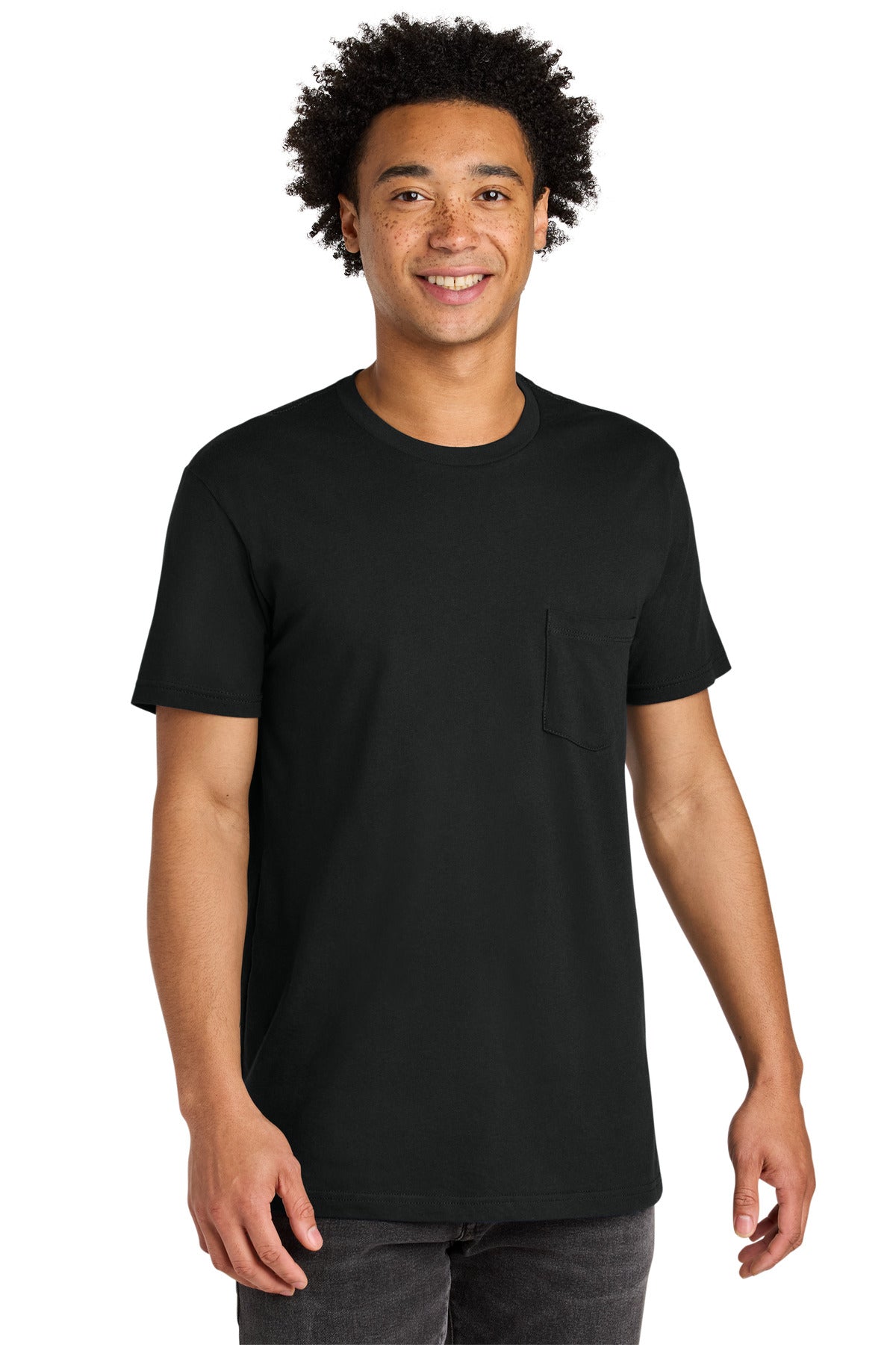 NLA Cotton Pocket Tee NL3605 — Black
