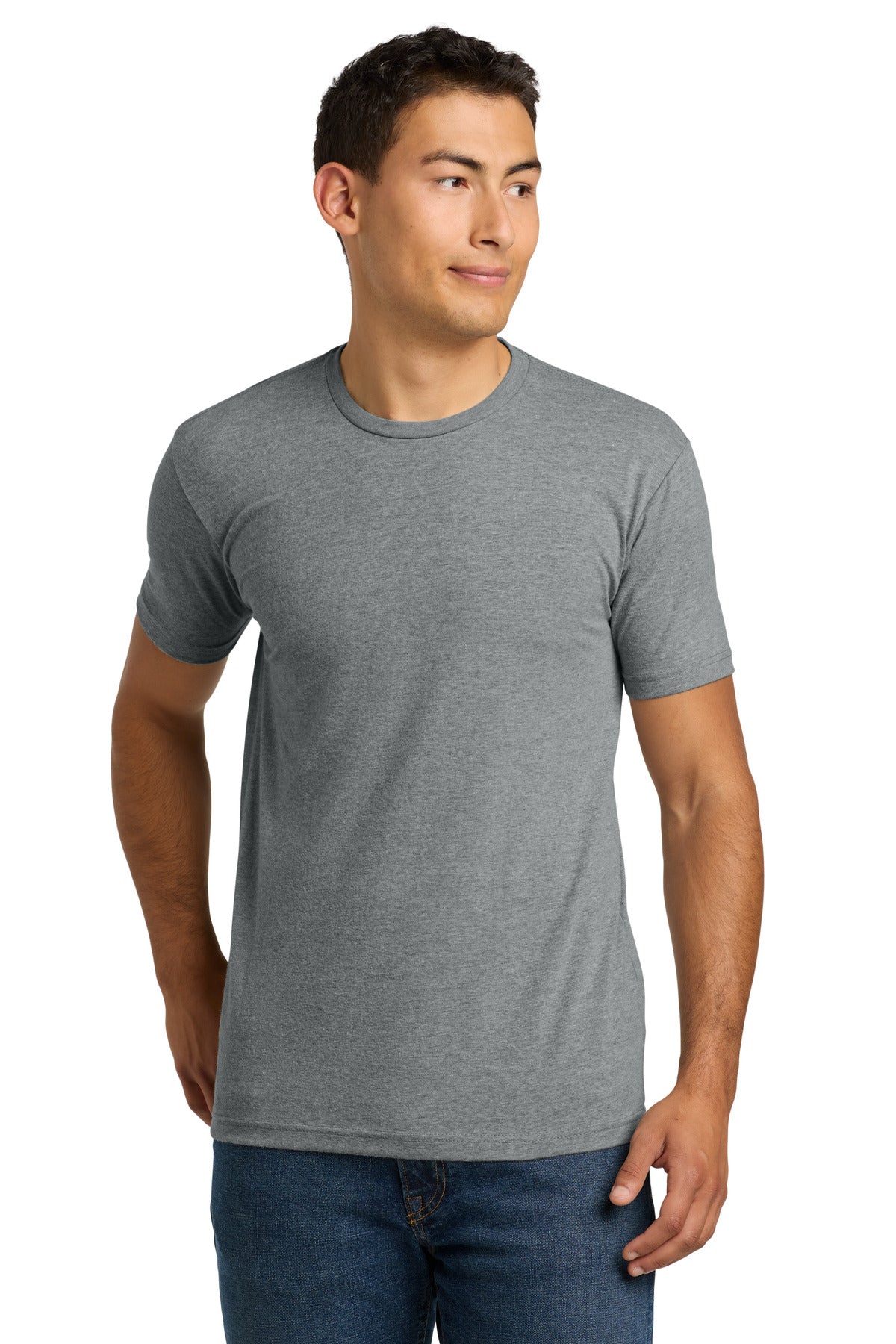 Next Level Apparel® Adult CVC Tee — Dark Heather Gray