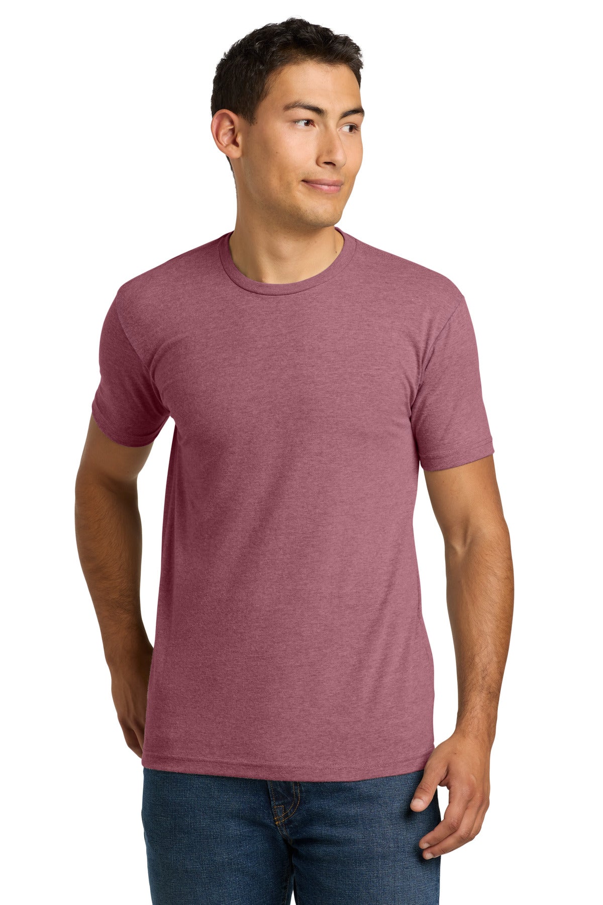 Next Level Apparel® Adult CVC Tee — Heather Mauve
