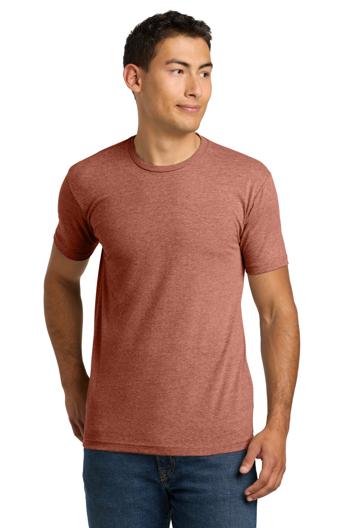 Next Level Apparel® Adult CVC Tee — Heather Redwood