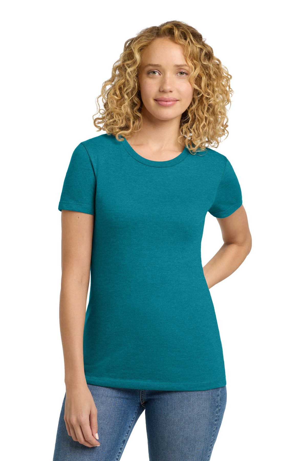 Next Level Apparel Wmns CVC Tee NL6610 — Teal