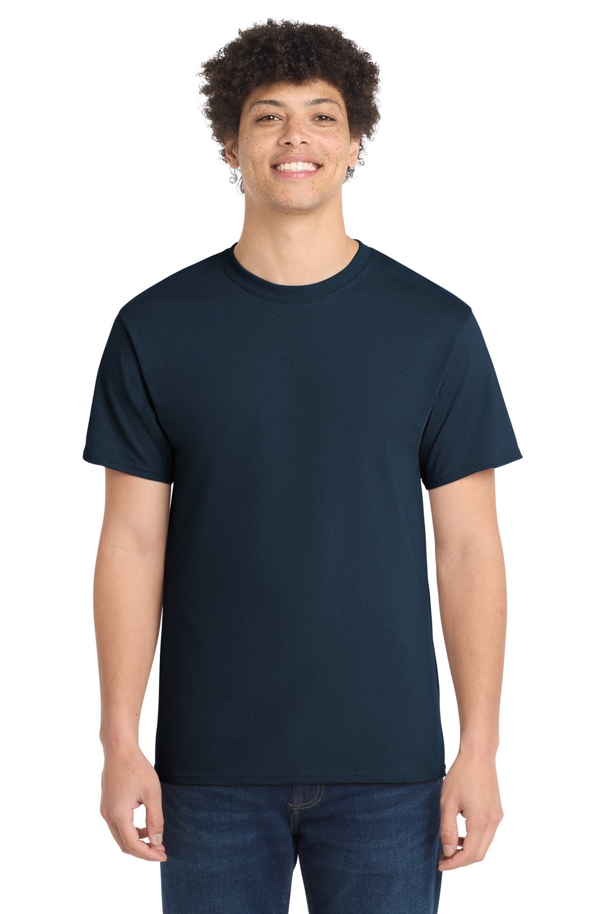 Port & Co Core Cotton Tee PC54 — Navy