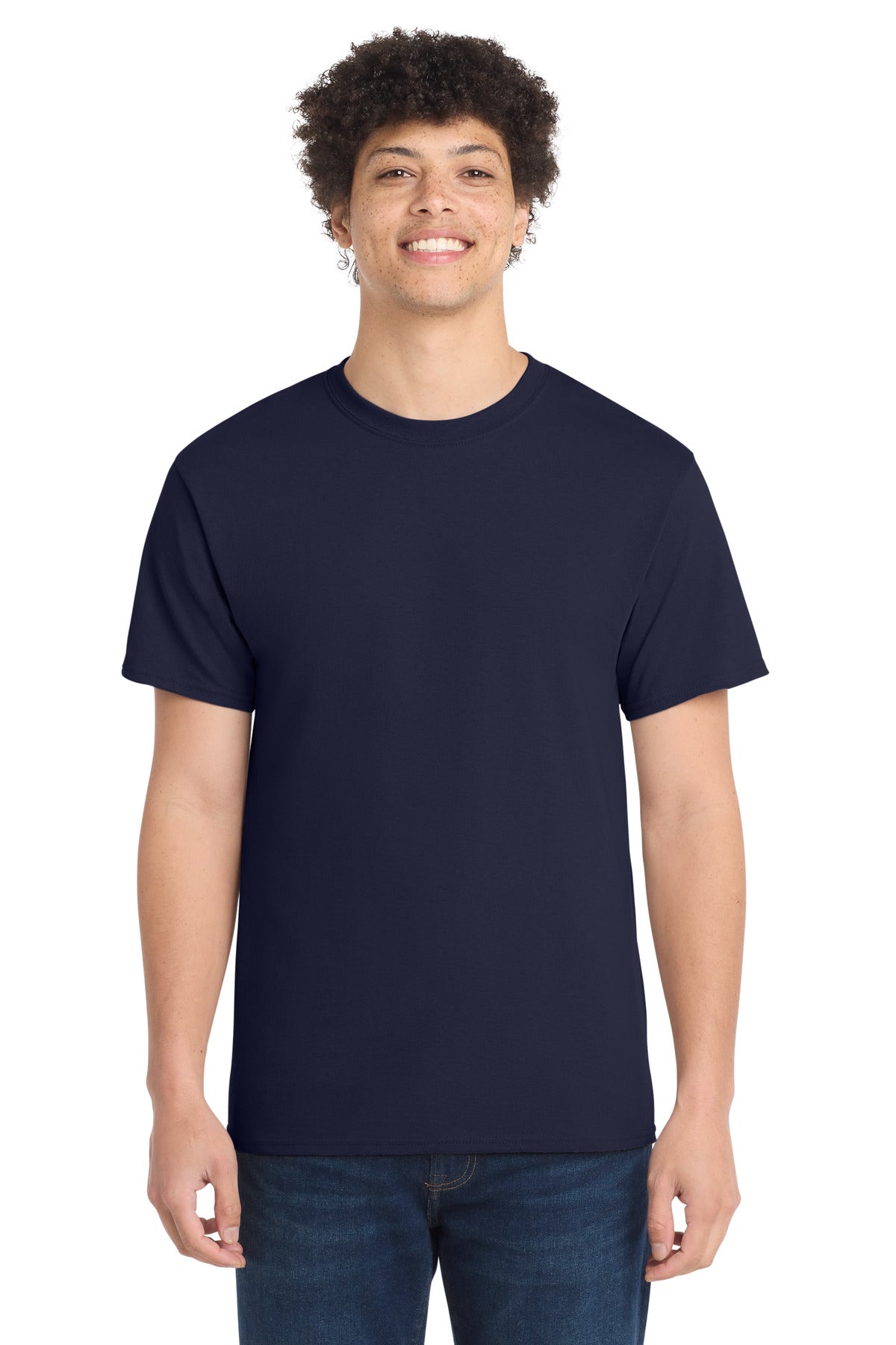 Port & Co Core Cotton Tee PC54 — True Navy
