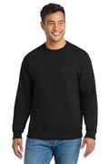 Port & Co Essential Fleece Crewneck Sweatshirt PC90 — Jet Black