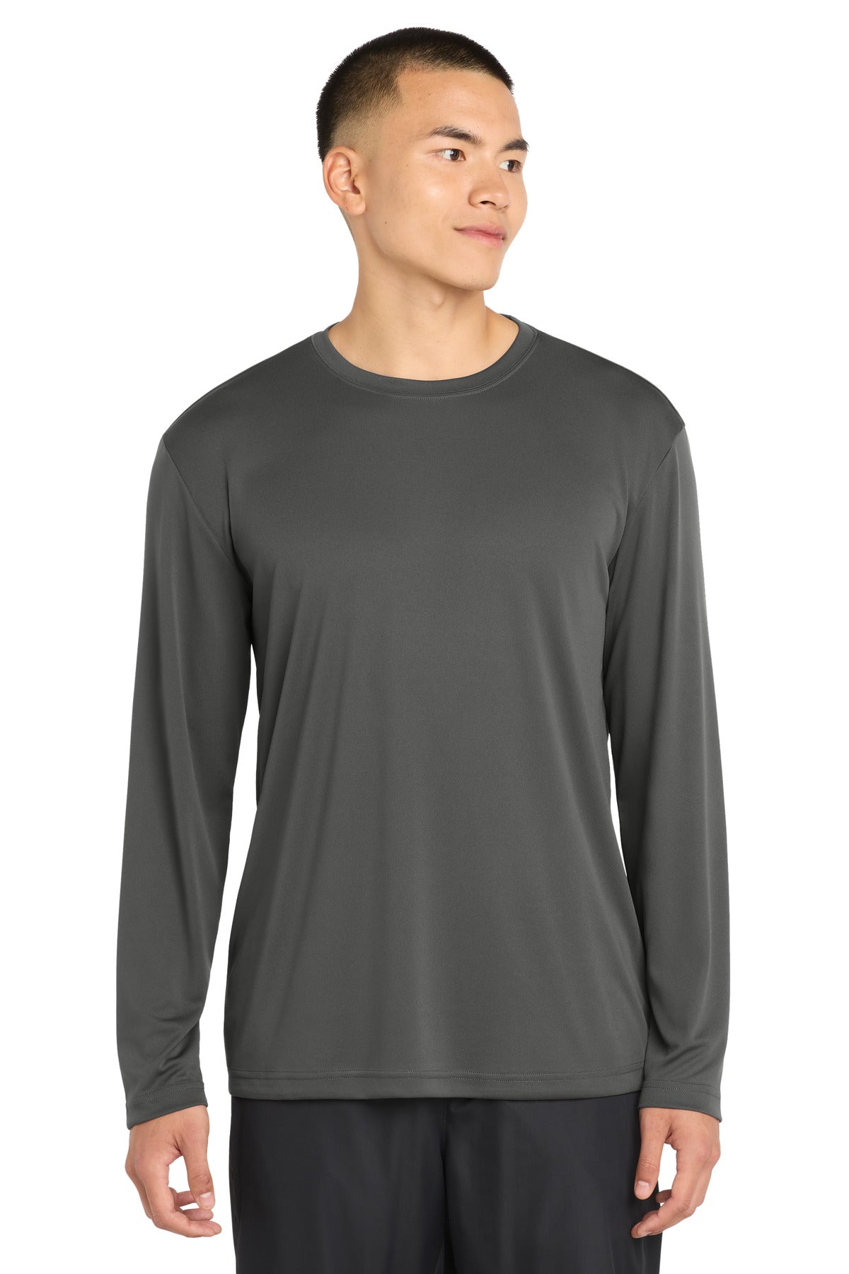 Sport-Tek Long Sleeve PosiCharge Competitor Tee ST350LS — Iron Grey