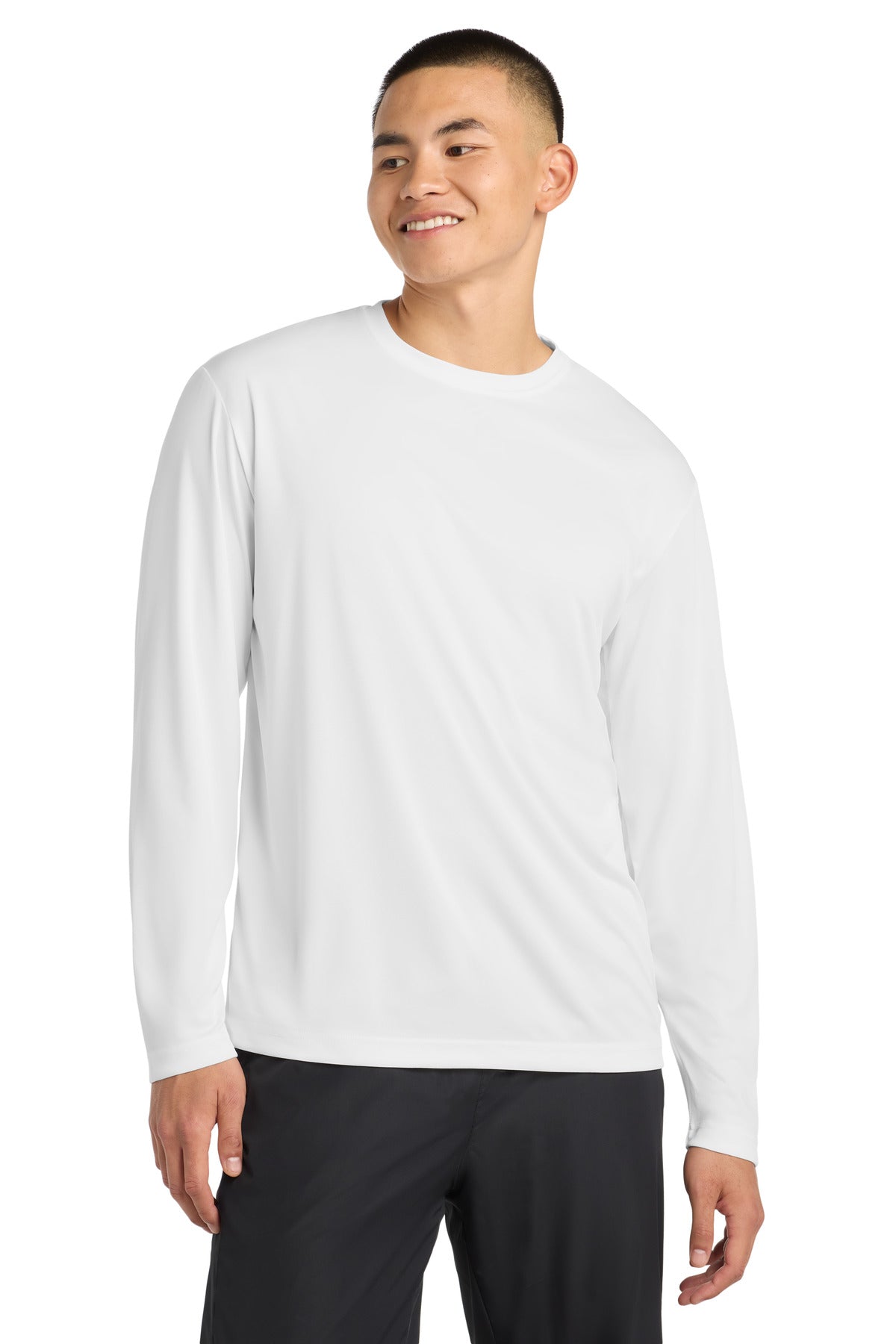 Sport-Tek Long Sleeve PosiCharge Competitor Tee ST350LS — White