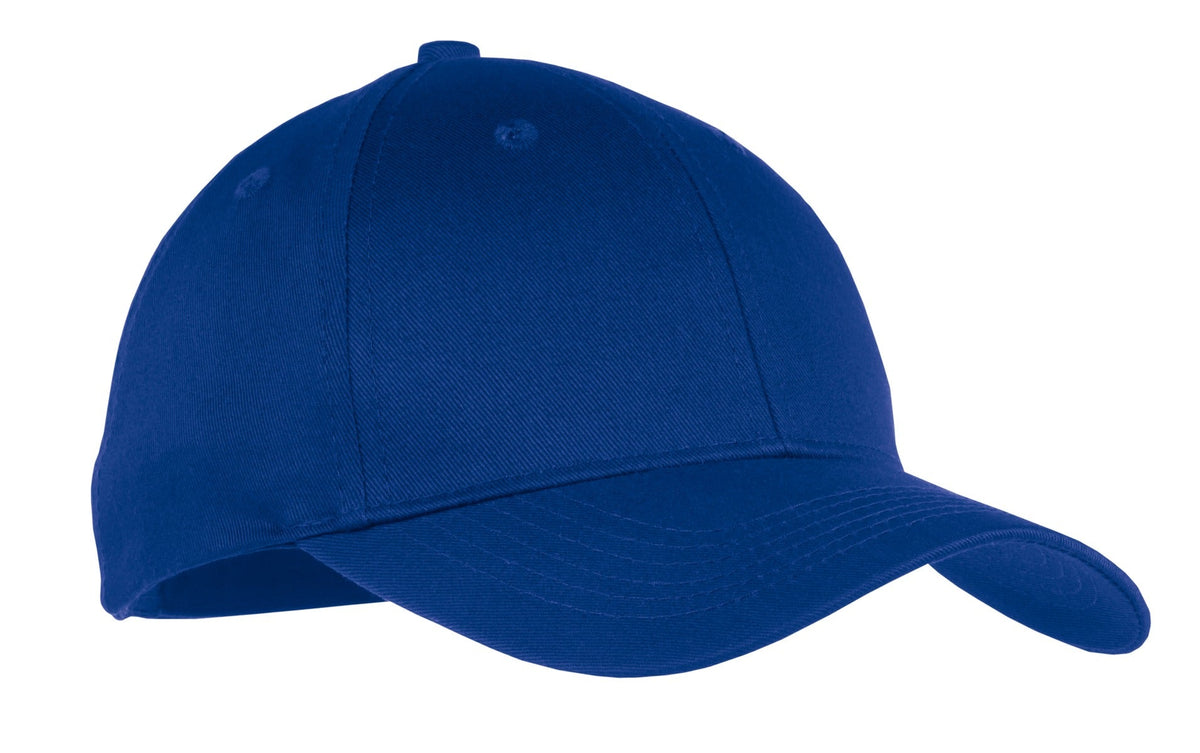 Port & Co Youth Six-Panel Twill Cap YCP80 — Royal