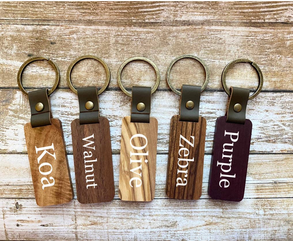 Wood Keychain