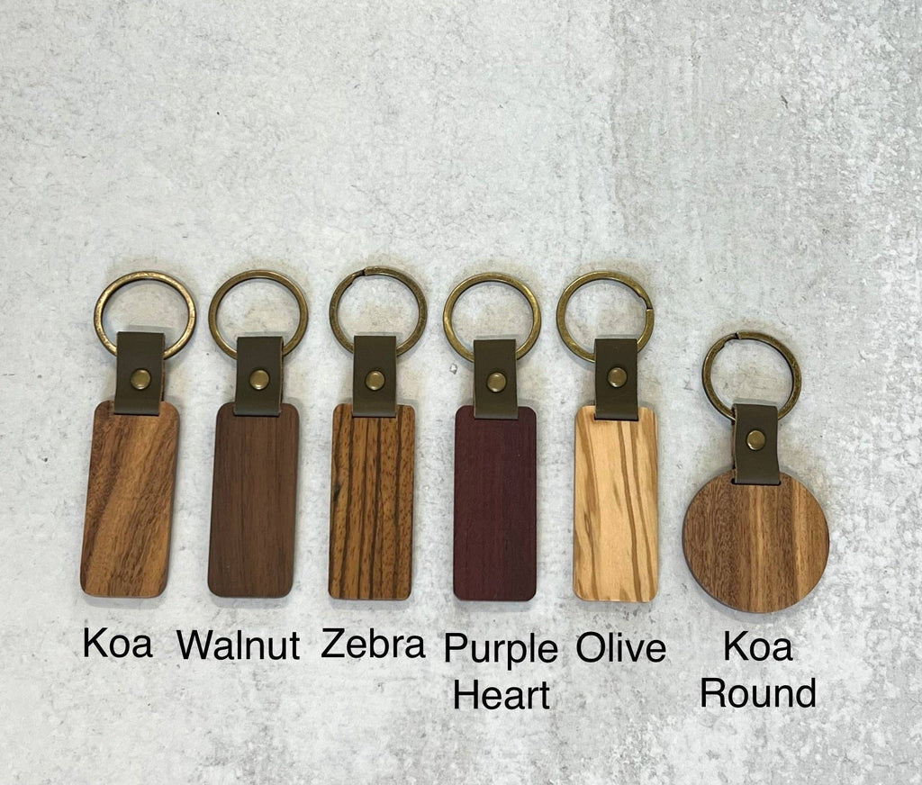 Wood Keychain