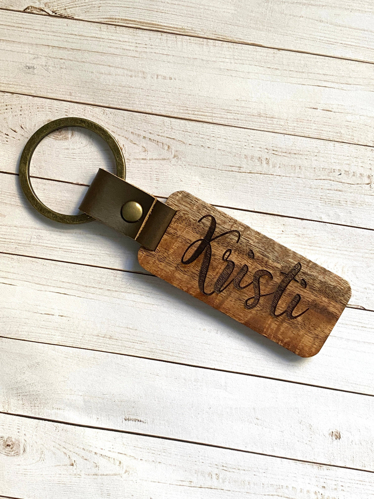 Wood Keychain