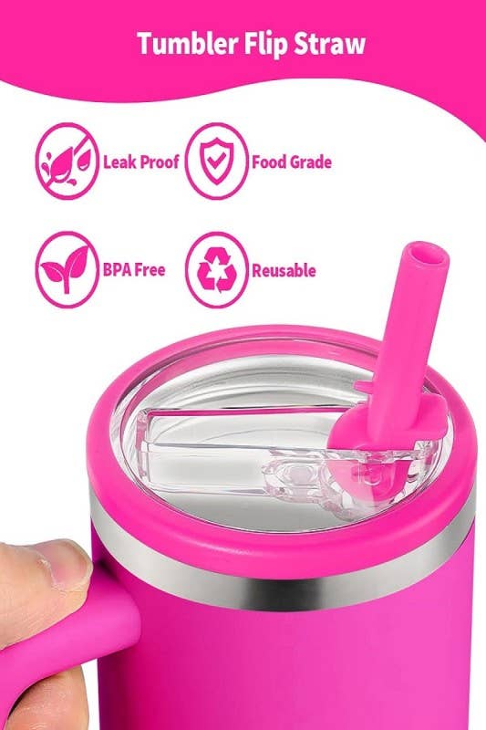 40oz Spill Free Insulated Stainless Steel Tumbler