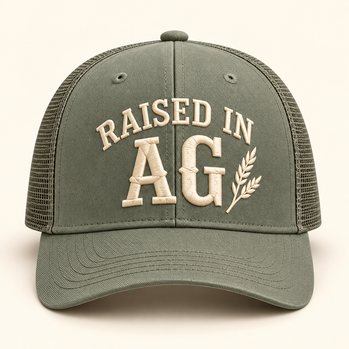 Worland Middle FFA 09 hat raised in ag sage private decoration concept