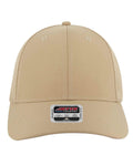 OTTO CAP 6 Panel Low Profile Baseball Cap - 19-1319, Khaki
