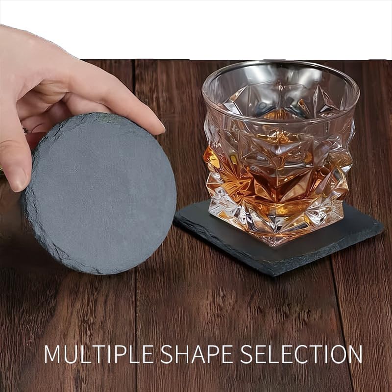 Engraved Square Rock Coaster