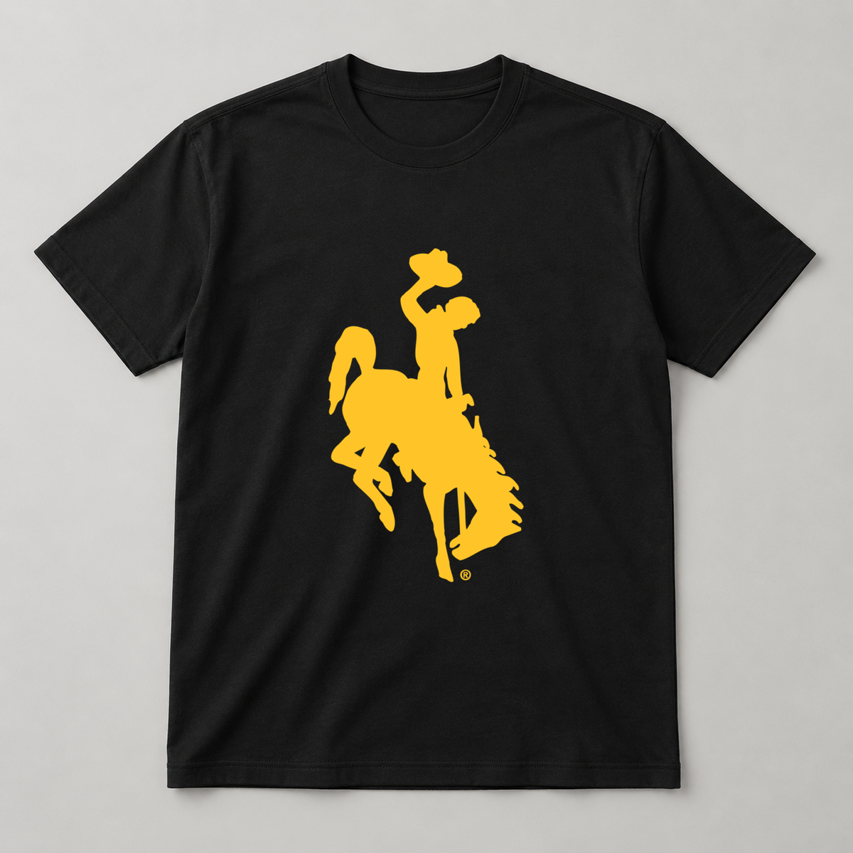 Wyoming Bucking Horse T-Shirt — Officially Licensed