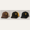 UW embroidered hats with design centered on left front panel in all colors