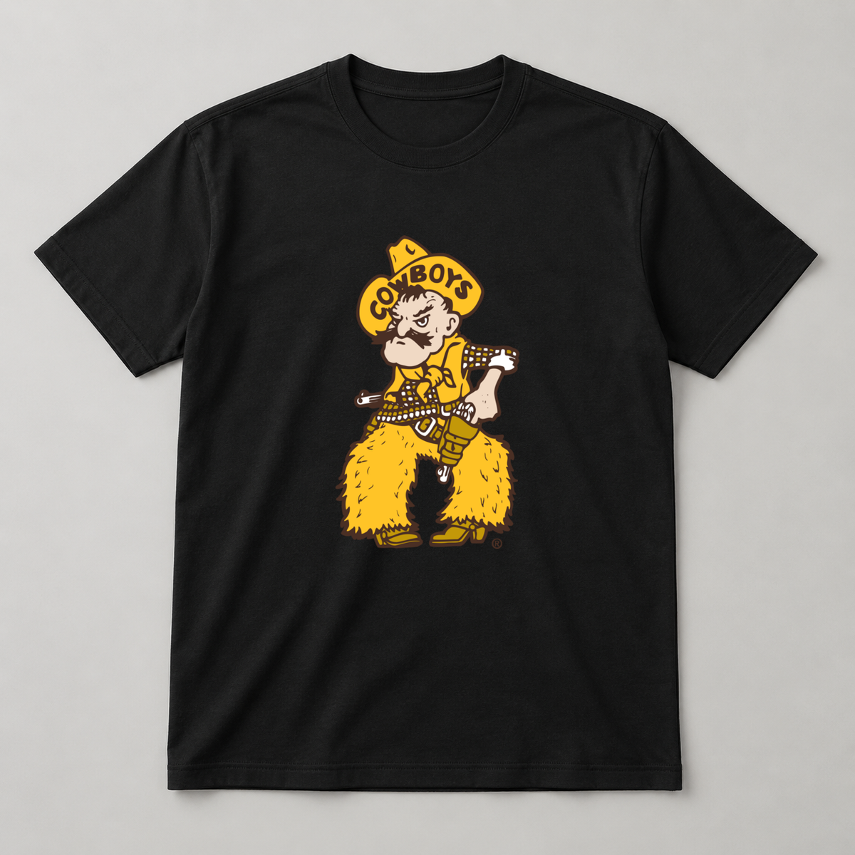 Wyoming Pistol Pete T-Shirt — Officially Licensed