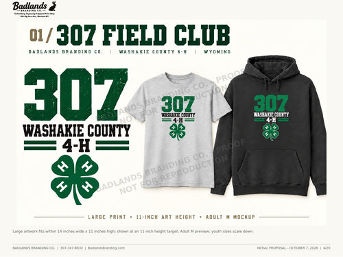 307 Field Club — Washakie County 4-H concept proof