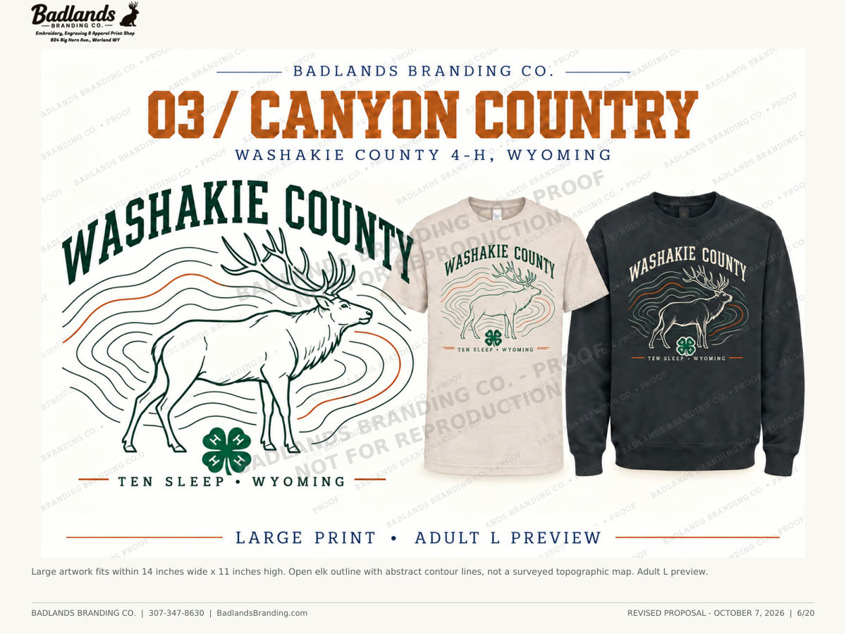 Revised collection 3 — Washakie County 4-H review proof