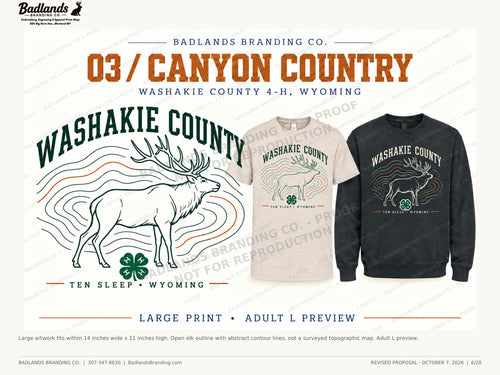 Revised collection 3 — Washakie County 4-H review proof