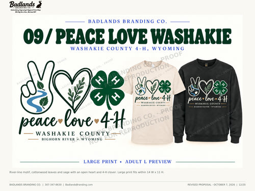 Revised collection 9 — Washakie County 4-H review proof
