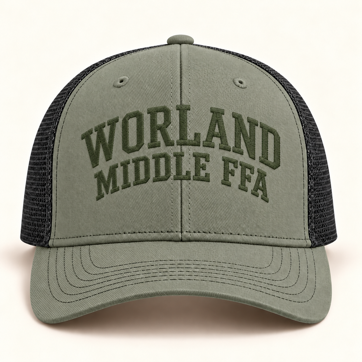 chapter-cap; 112 · Loden/Black; front; corrected review mockup