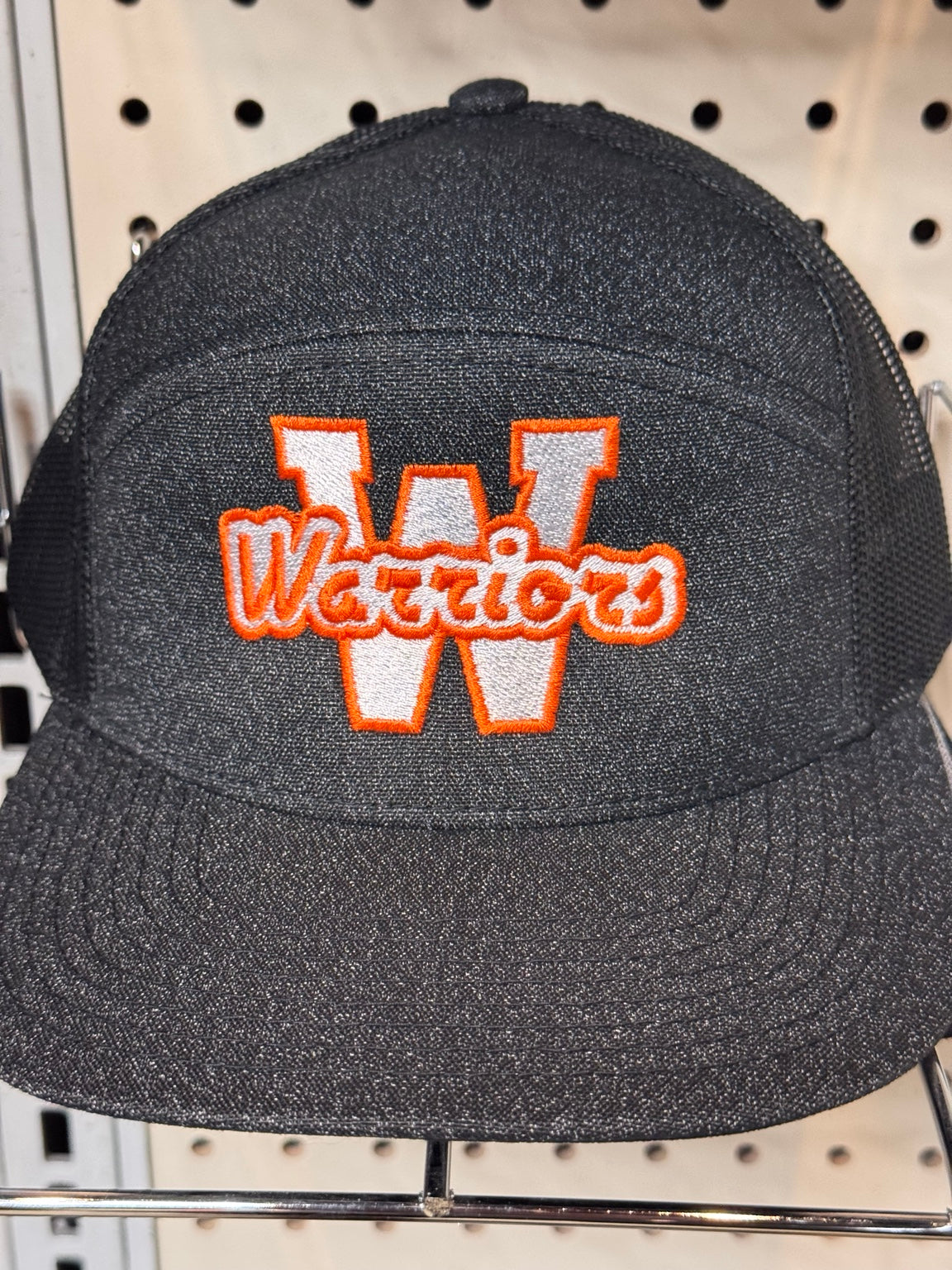 Worland Warriors black embroidered W hat